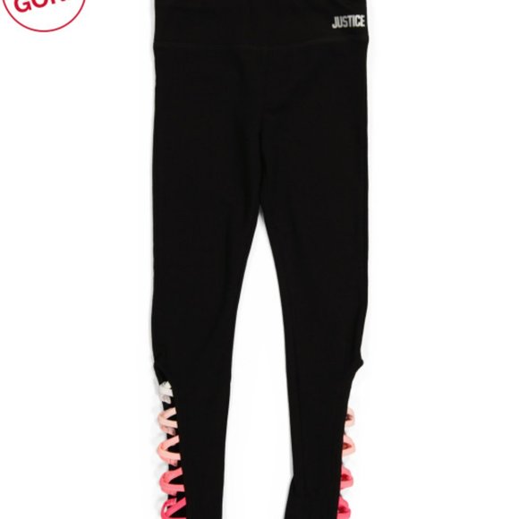 Justice Girls Ombre Lattice Rainbow 